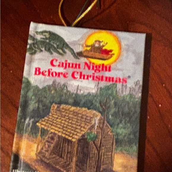 NWT Cajun Night Before Christmas Mini Book Tree Ornament - Picture 3 of 10